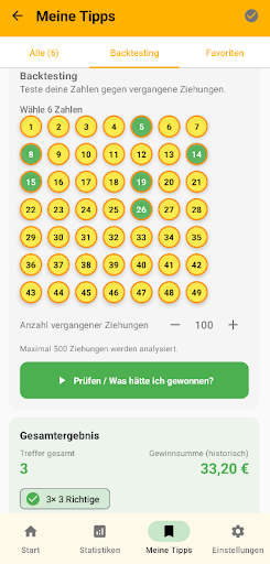 Statistische Auswertung
